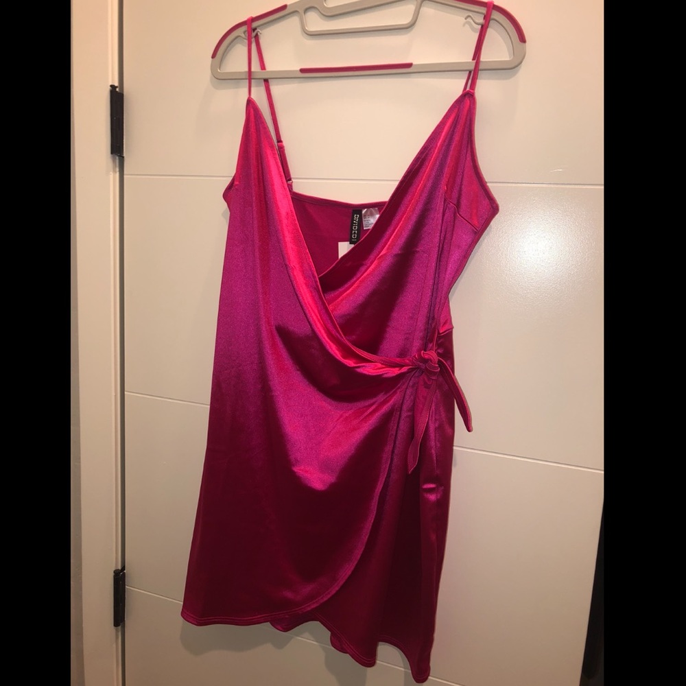 H&M pink mini dress